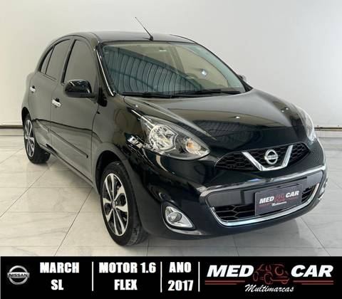 NISSAN MARCH 1.6 SL 16V FLEXSTART 4P XTRONIC NISSAN MARCH 1.6 SL 16V FLEXSTART 4P XTRONIC